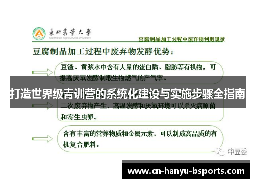 打造世界级青训营的系统化建设与实施步骤全指南 打造世界级青训营的系统化建设与实施步骤全指南
